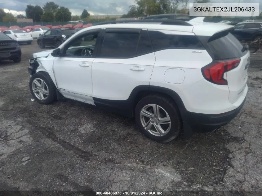 2018 GMC Terrain Sle VIN: 3GKALTEX2JL206433 Lot: 40486973