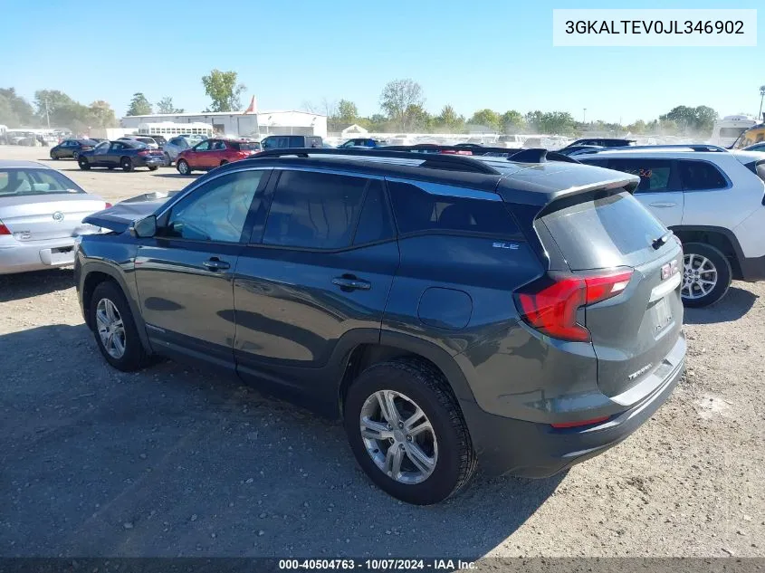 2018 GMC Terrain Sle VIN: 3GKALTEV0JL346902 Lot: 40504763