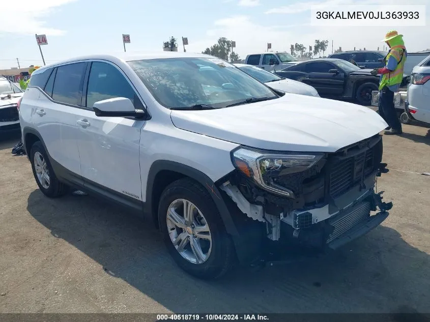 3GKALMEV0JL363933 2018 GMC Terrain Sle