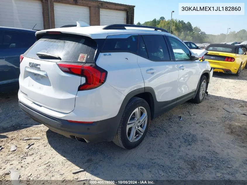 2018 GMC Terrain Sle VIN: 3GKALMEX1JL182860 Lot: 40519000