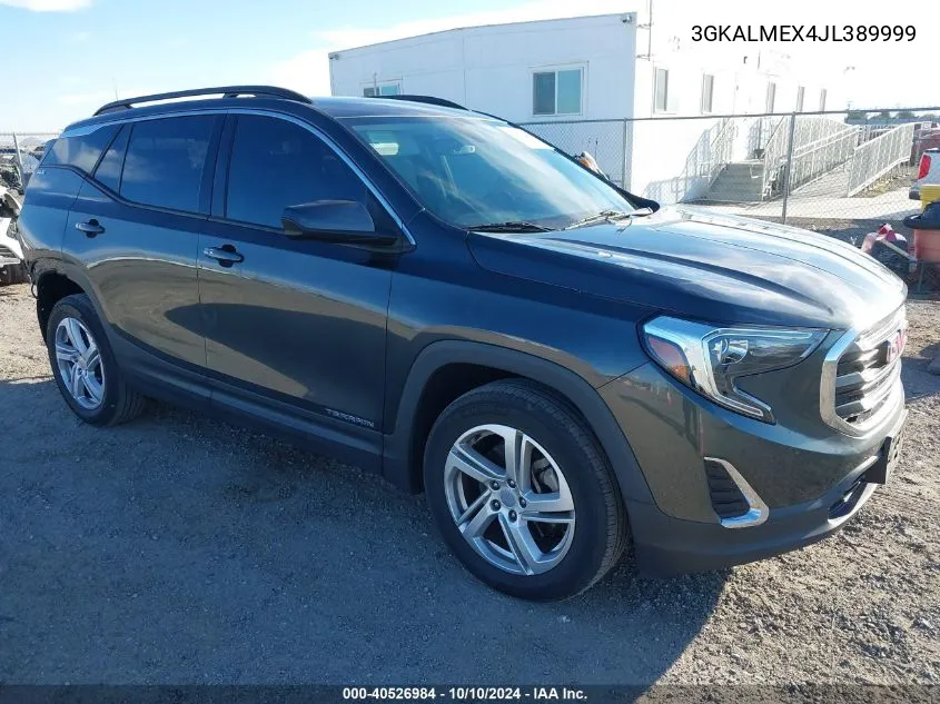 2018 GMC Terrain Sle VIN: 3GKALMEX4JL389999 Lot: 40526984