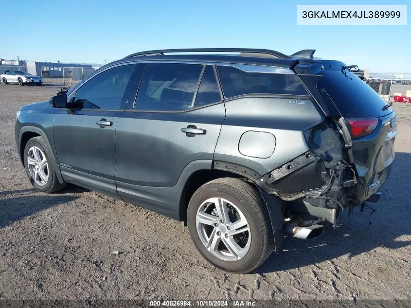 2018 GMC Terrain Sle VIN: 3GKALMEX4JL389999 Lot: 40526984