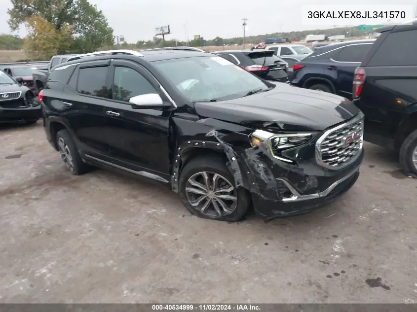 2018 GMC Terrain Denali VIN: 3GKALXEX8JL341570 Lot: 40534999