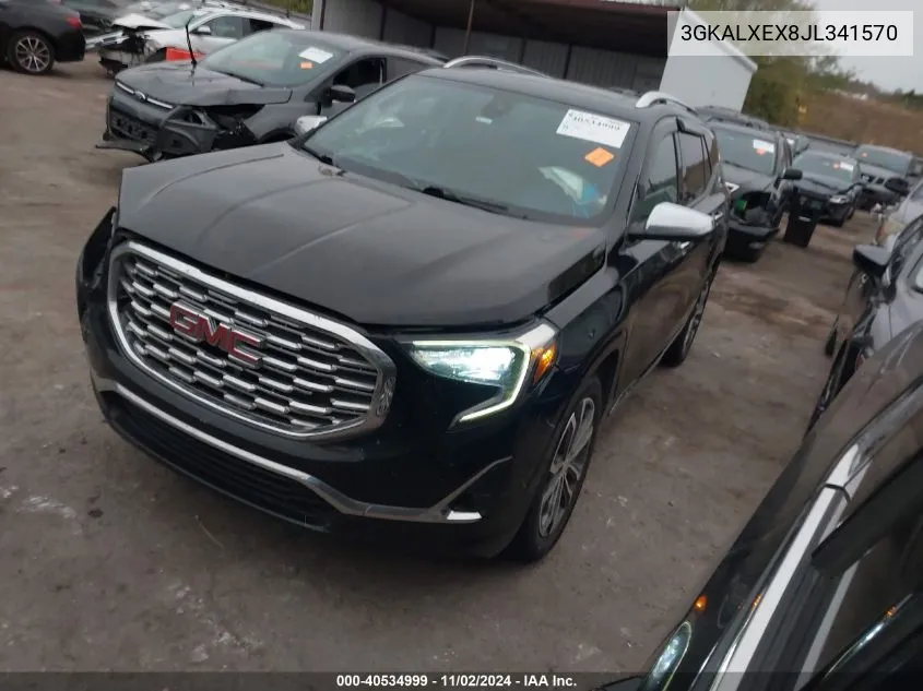 2018 GMC Terrain Denali VIN: 3GKALXEX8JL341570 Lot: 40534999