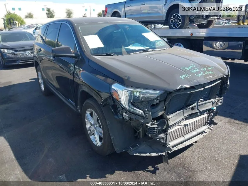 2018 GMC Terrain Sle VIN: 3GKALMEVXJL386023 Lot: 40538831