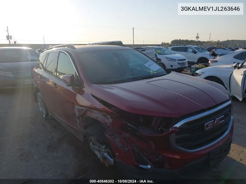 3GKALMEV1JL263646 2018 GMC Terrain Sle