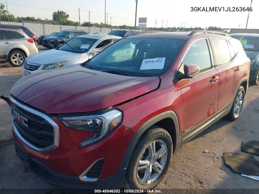 3GKALMEV1JL263646 2018 GMC Terrain Sle