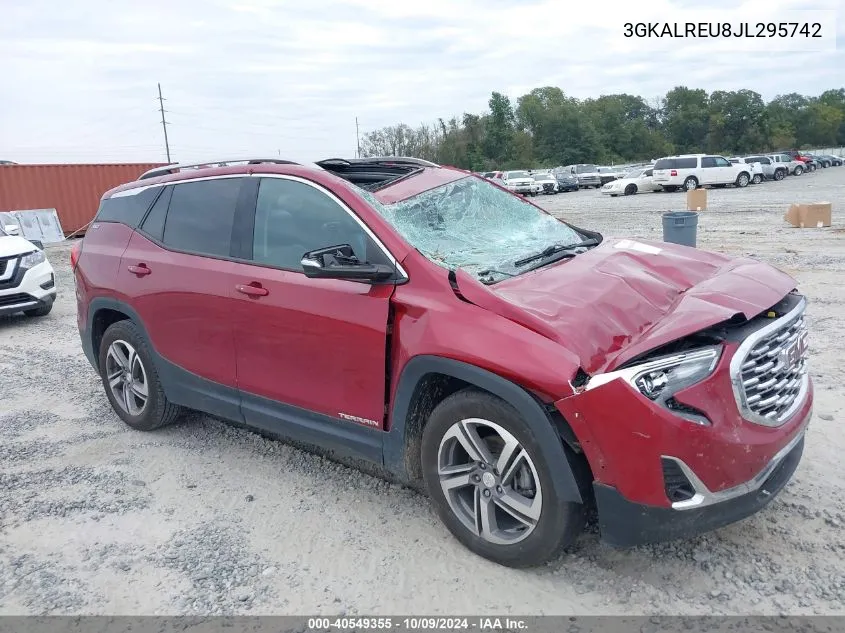 2018 GMC Terrain Slt Diesel VIN: 3GKALREU8JL295742 Lot: 40549355