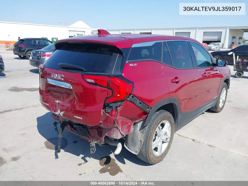 3GKALTEV9JL359017 2018 GMC Terrain Sle