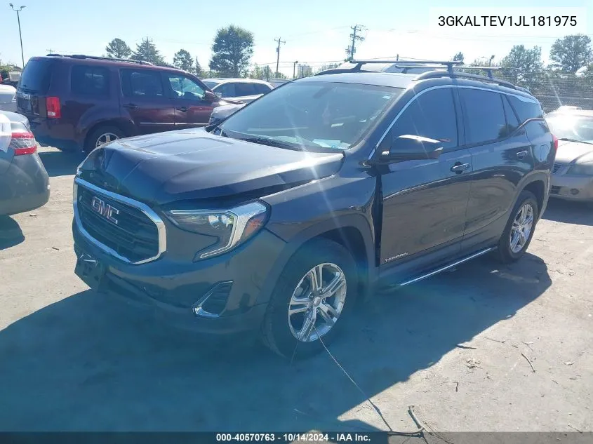 2018 GMC Terrain Sle VIN: 3GKALTEV1JL181975 Lot: 40570763