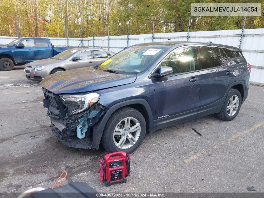 2018 GMC Terrain Sle VIN: 3GKALMEV0JL414654 Lot: 40572023