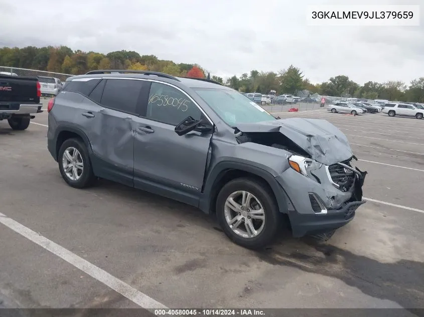 2018 GMC Terrain Sle VIN: 3GKALMEV9JL379659 Lot: 40580045