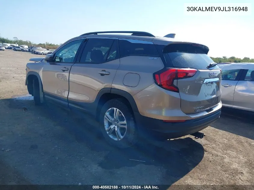 3GKALMEV9JL316948 2018 GMC Terrain Sle