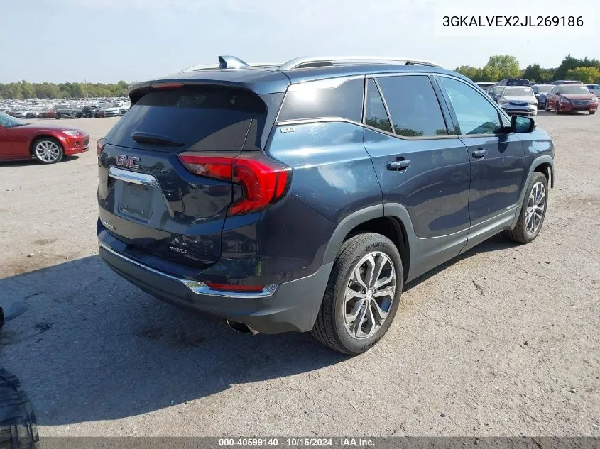 2018 GMC Terrain Slt VIN: 3GKALVEX2JL269186 Lot: 40599140