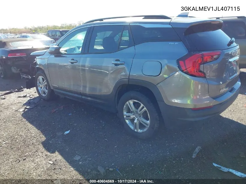 3GKALMEV1JL407115 2018 GMC Terrain Sle