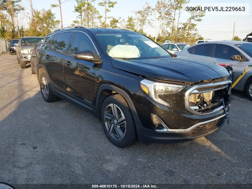 2018 GMC Terrain Slt VIN: 3GKALPEV5JL229663 Lot: 40610170