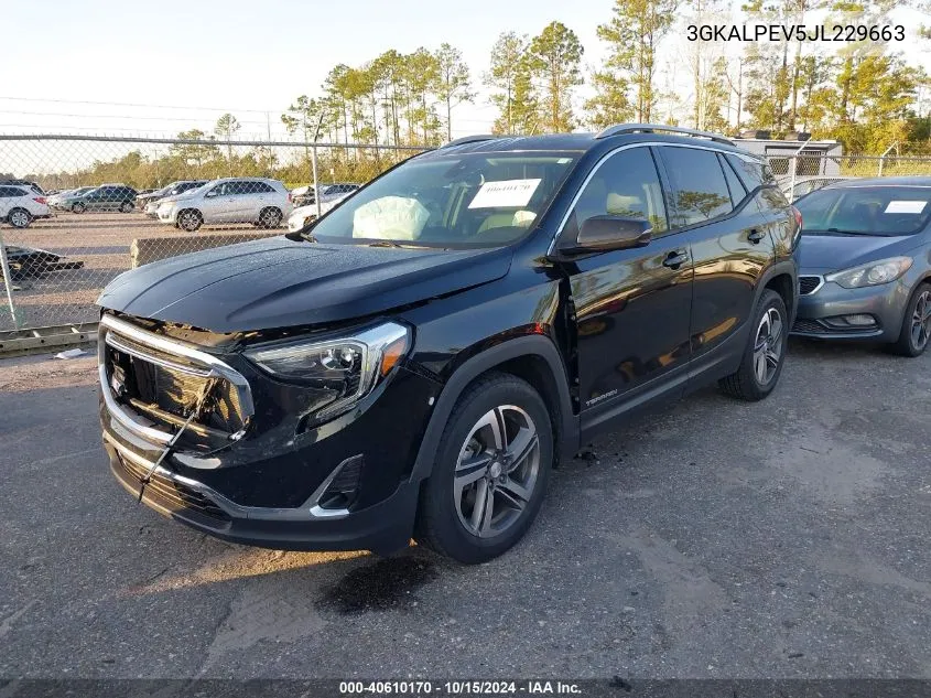 2018 GMC Terrain Slt VIN: 3GKALPEV5JL229663 Lot: 40610170