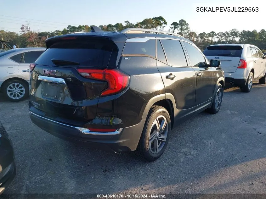 2018 GMC Terrain Slt VIN: 3GKALPEV5JL229663 Lot: 40610170