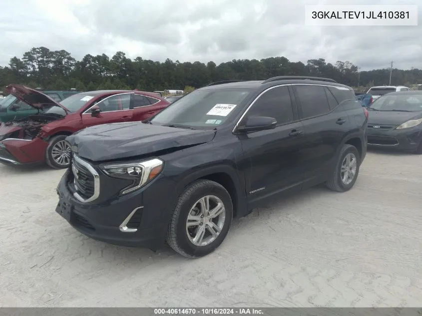 2018 GMC Terrain Sle VIN: 3GKALTEV1JL410381 Lot: 40614670