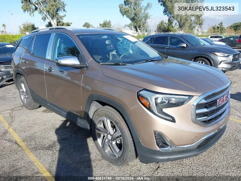 2018 GMC Terrain Slt VIN: 3GKALPEV5JL323543 Lot: 40631760