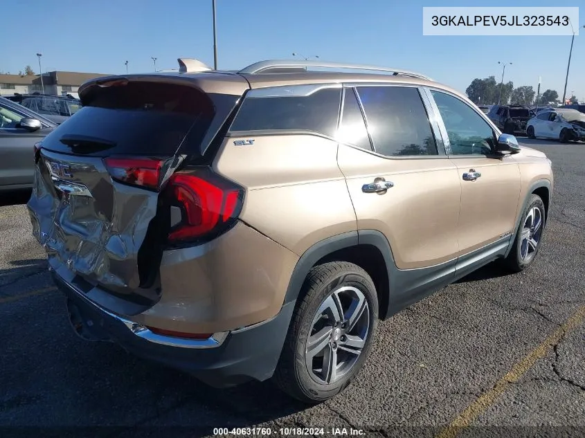 2018 GMC Terrain Slt VIN: 3GKALPEV5JL323543 Lot: 40631760