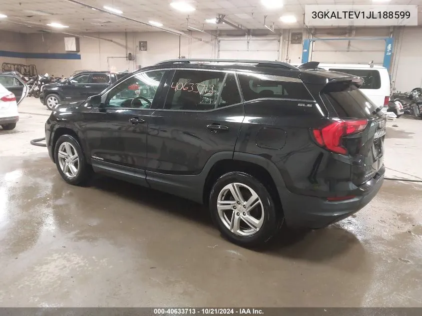 2018 GMC Terrain Sle VIN: 3GKALTEV1JL188599 Lot: 40633713