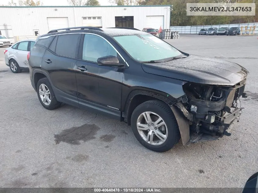 2018 GMC Terrain Sle VIN: 3GKALMEV2JL347653 Lot: 40640478