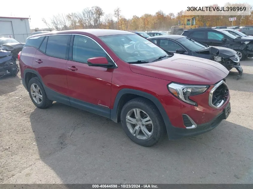 2018 GMC Terrain Sle VIN: 3GKALTEV6JL398969 Lot: 40644598