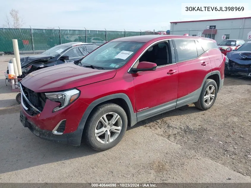 2018 GMC Terrain Sle VIN: 3GKALTEV6JL398969 Lot: 40644598