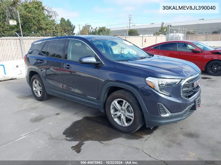 2018 GMC Terrain Sle VIN: 3GKALMEV8JL390040 Lot: 40670963