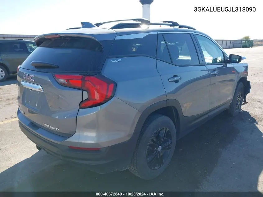 2018 GMC Terrain Sle Diesel VIN: 3GKALUEU5JL318090 Lot: 40672840