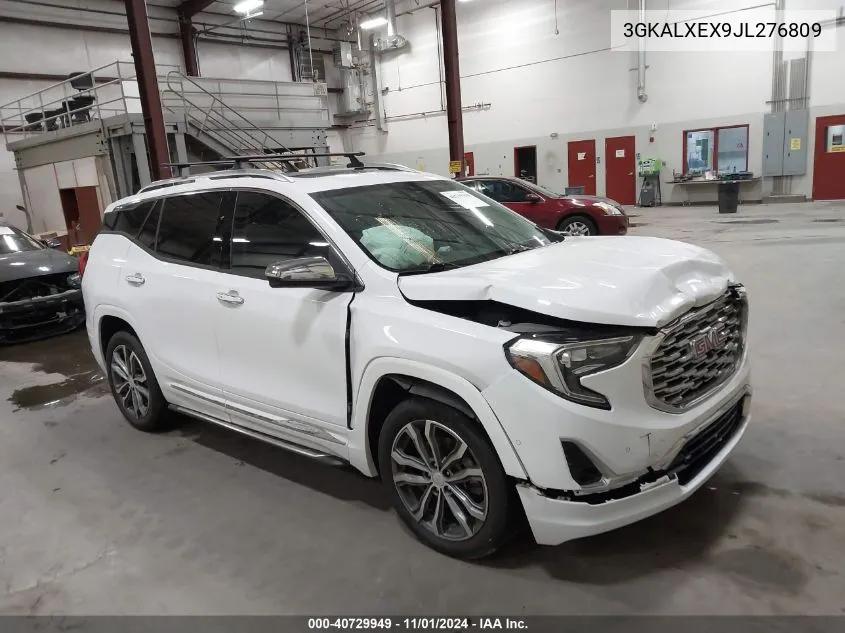 2018 GMC Terrain Denali VIN: 3GKALXEX9JL276809 Lot: 40729949