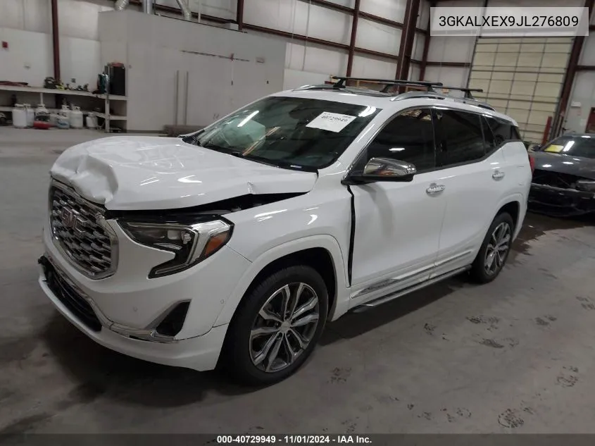 2018 GMC Terrain Denali VIN: 3GKALXEX9JL276809 Lot: 40729949