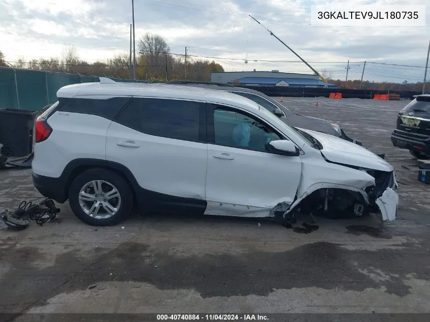 2018 GMC Terrain Sle VIN: 3GKALTEV9JL180735 Lot: 40740884