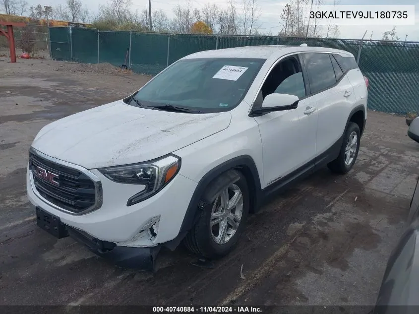 2018 GMC Terrain Sle VIN: 3GKALTEV9JL180735 Lot: 40740884