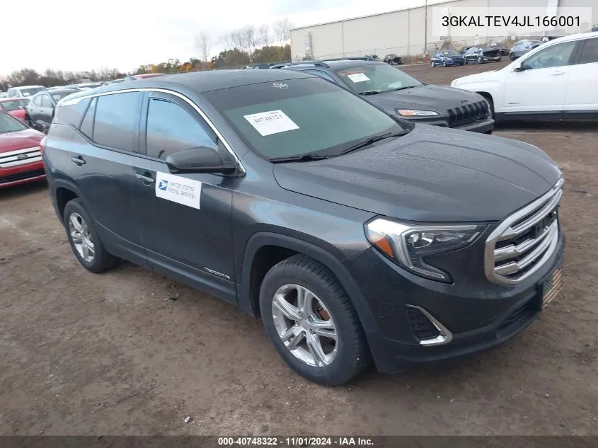 2018 GMC Terrain Sle VIN: 3GKALTEV4JL166001 Lot: 40748322