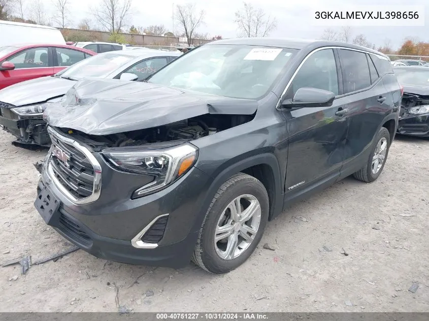 2018 GMC Terrain Sle VIN: 3GKALMEVXJL398656 Lot: 40751227