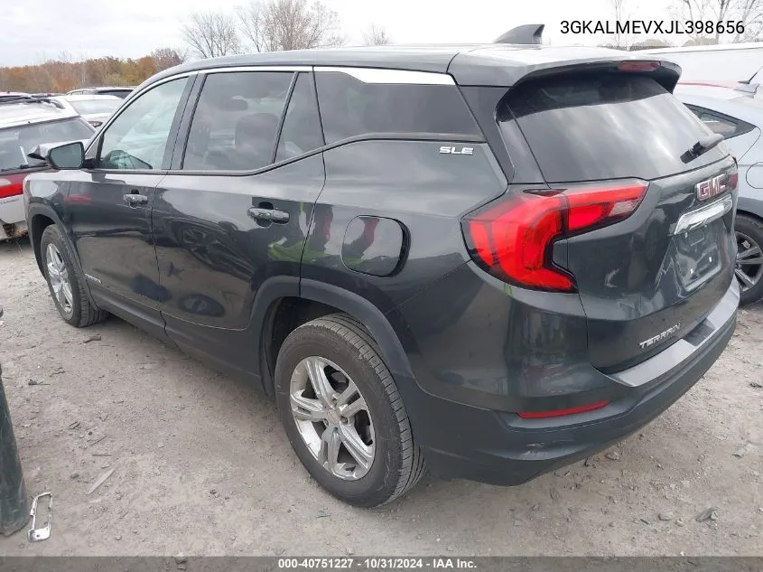 2018 GMC Terrain Sle VIN: 3GKALMEVXJL398656 Lot: 40751227