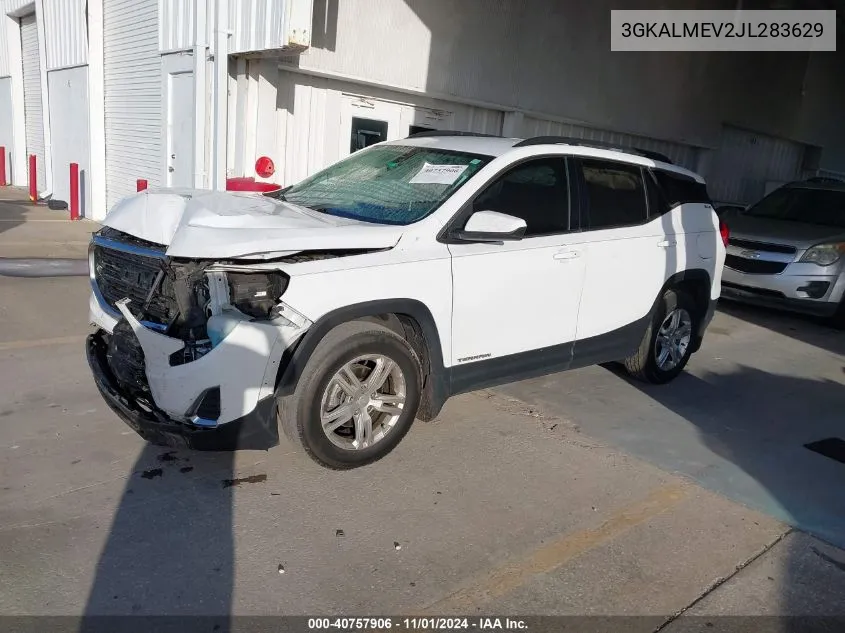 2018 GMC Terrain Sle VIN: 3GKALMEV2JL283629 Lot: 40757906