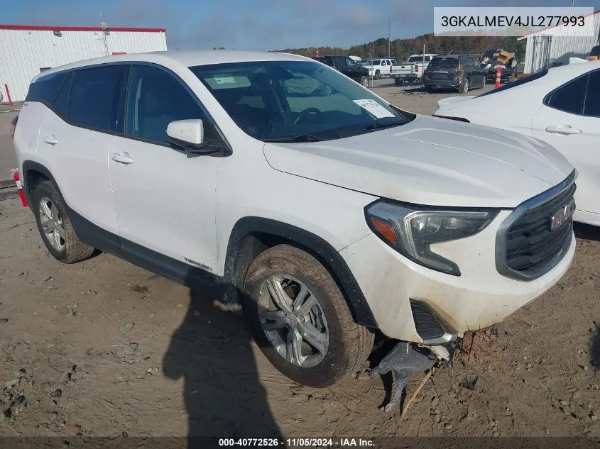 2018 GMC Terrain Sle VIN: 3GKALMEV4JL277993 Lot: 40772526