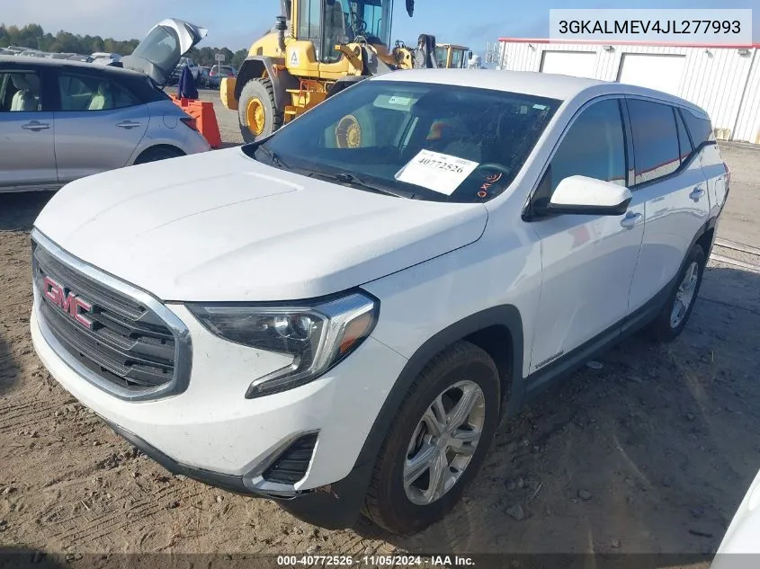 2018 GMC Terrain Sle VIN: 3GKALMEV4JL277993 Lot: 40772526