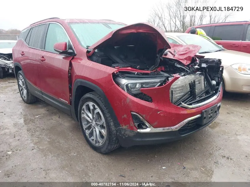 2018 GMC Terrain Slt VIN: 3GKALPEX0JL184729 Lot: 40782754