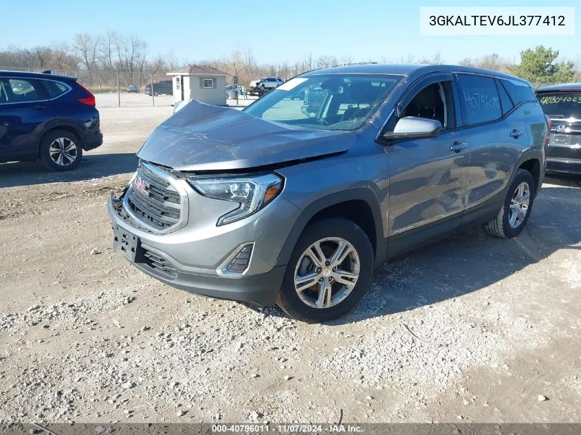 2018 GMC Terrain Sle VIN: 3GKALTEV6JL377412 Lot: 40796011