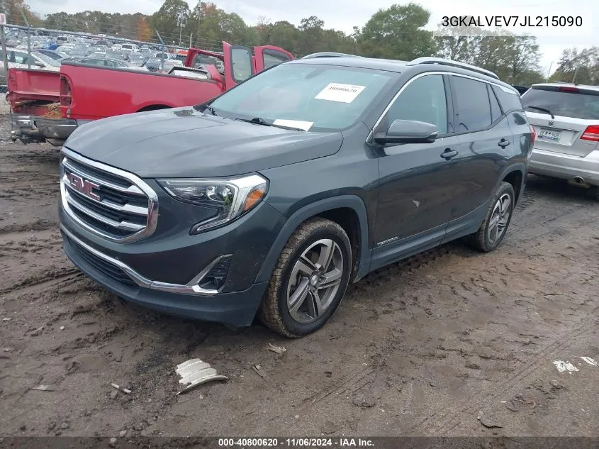 2018 GMC Terrain Slt VIN: 3GKALVEV7JL215090 Lot: 40800620