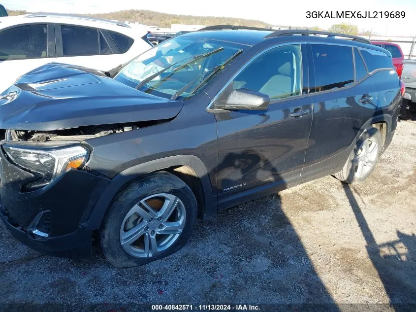 2018 GMC Terrain Sle VIN: 3GKALMEX6JL219689 Lot: 40842571