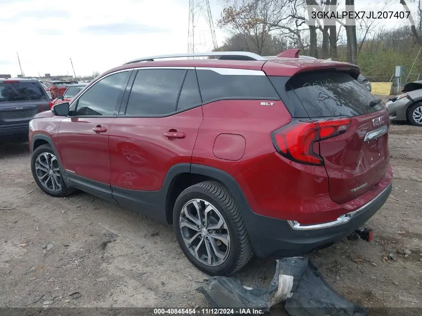 2018 GMC Terrain Slt VIN: 3GKALPEX7JL207407 Lot: 40845454