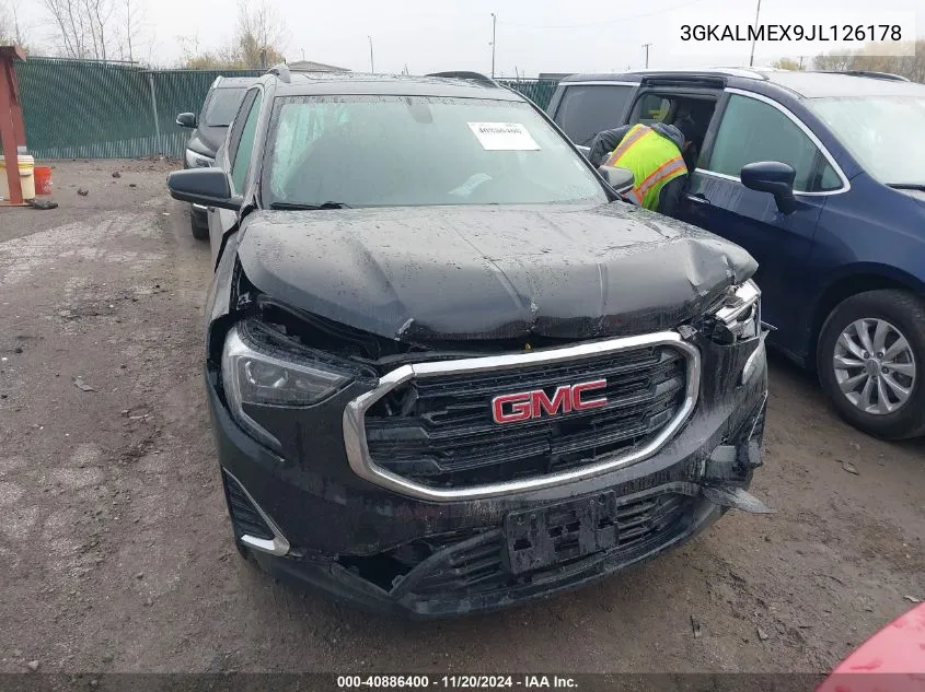 2018 GMC Terrain Sle VIN: 3GKALMEX9JL126178 Lot: 40886400