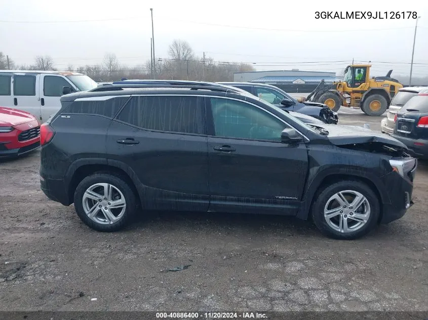 2018 GMC Terrain Sle VIN: 3GKALMEX9JL126178 Lot: 40886400