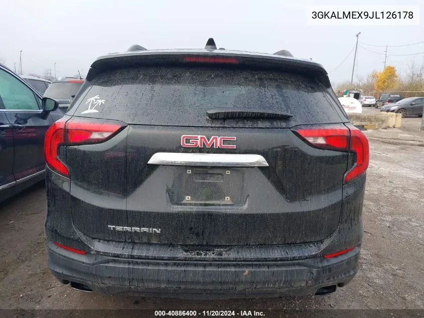 2018 GMC Terrain Sle VIN: 3GKALMEX9JL126178 Lot: 40886400