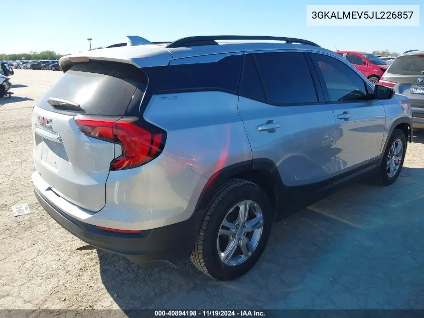 2018 GMC Terrain Sle VIN: 3GKALMEV5JL226857 Lot: 40894198